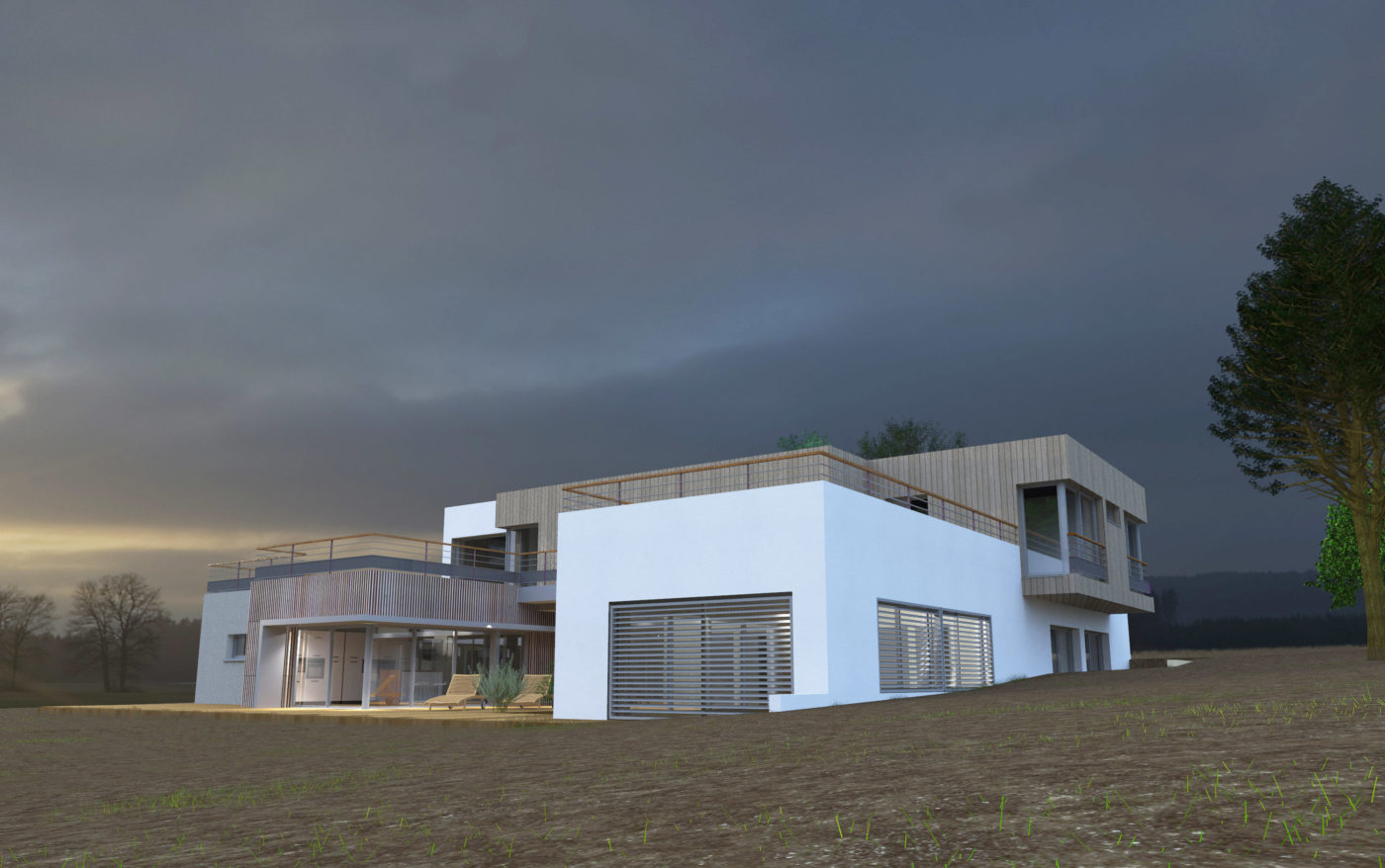 Philippe_Zerbib_Architecte_construction_maisons_contemporaines_ossature_bois_projet_maison_Berinde_View 10_12