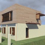 Philippe_Zerbib_Architecte_construction_maisons_ossature_bois_projet_maison_Artur-Hoang_View 1