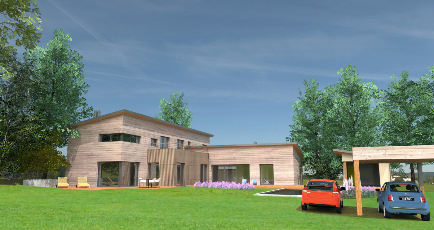 Philippe_Zerbib_Architecte_construction_maisons_ossature_bois_projet_maison_DECLEVES-View 0