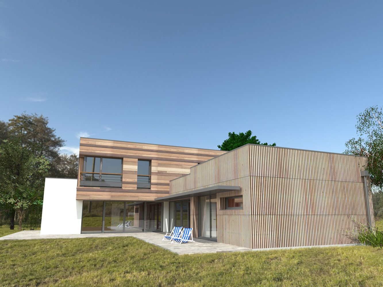 Philippe_Zerbib_Architecte_construction_maisons_ossature_bois_projet_maison_Duchet_View 10_2